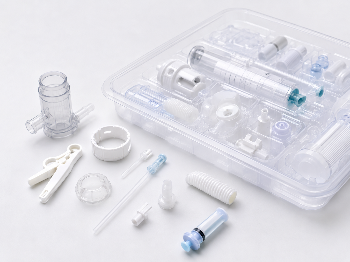 クリーン包装の医療用プラスチック部品